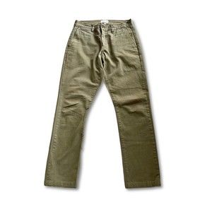 Taylor Stitch Democratic Foundation Pants Chinos Mens 31x32 Green Khaki Organic